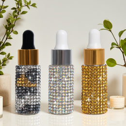 jkthpu-45 Luxury 5ml Glass Dropper Travel Skincare Essential