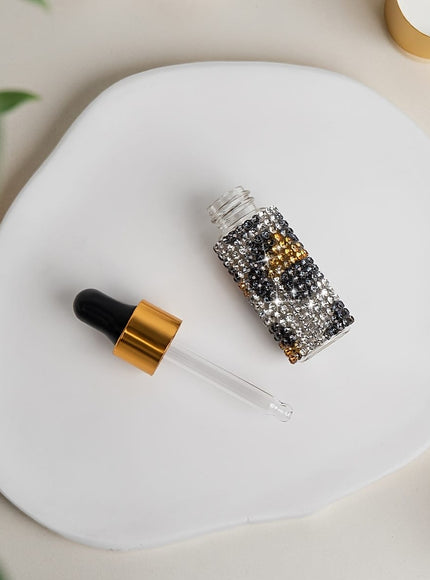 jkthpu-45 Luxury 5ml Glass Dropper Travel Skincare Essential