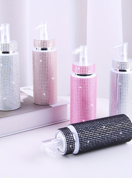 jkthpu-45 Luxury Diamond 200ml Dispenser Bottle for Lotions  Soaps