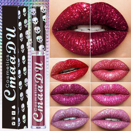 KissICON 💋 Luxury Laser Skull Lipstick Waterproof LongLasting Color