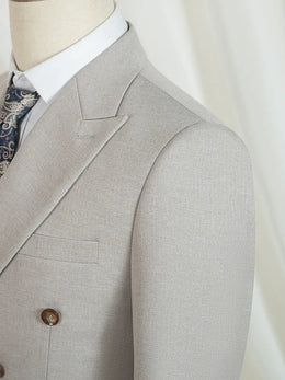 KissICON Luxury Light Brown TwoPiece Elegant Wedding Dinner Man Suit