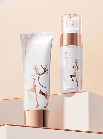 KissICON Luxury Makeup & Skincare Set with Tools KissIcon Rose Gold Makeup Gift Set - For