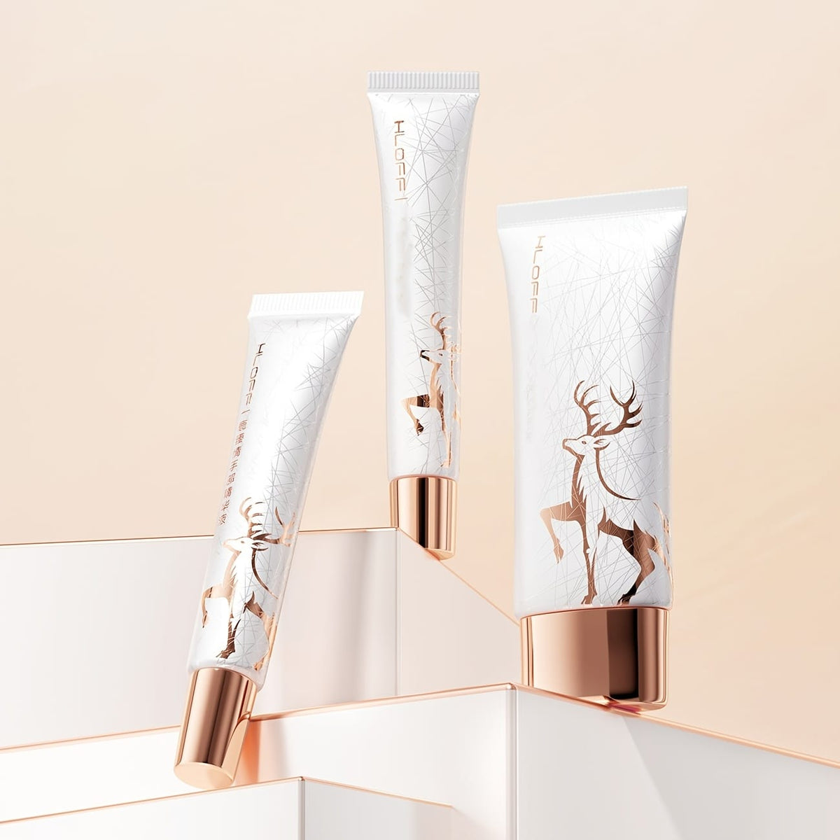 KissICON Luxury Makeup & Skincare Set with Tools KissIcon Rose Gold Makeup Gift Set - For