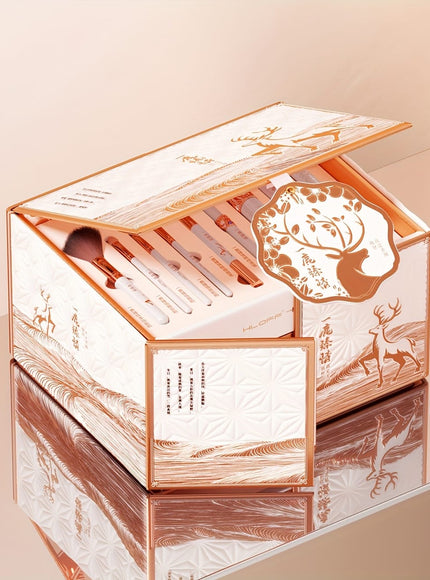 KissICON Luxury Makeup & Skincare Set with Tools KissIcon Rose Gold Makeup Gift Set - For