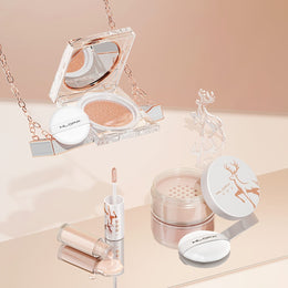 KissICON Luxury Makeup & Skincare Set with Tools KissIcon Rose Gold Makeup Gift Set - For