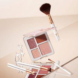 KissICON Luxury Makeup & Skincare Set with Tools KissIcon Rose Gold Makeup Gift Set - For