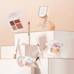 KissICON Luxury Makeup & Skincare Set with Tools KissIcon Rose Gold Makeup Gift Set - For