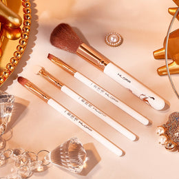KissICON Luxury Makeup & Skincare Set with Tools KissIcon Rose Gold Makeup Gift Set - For