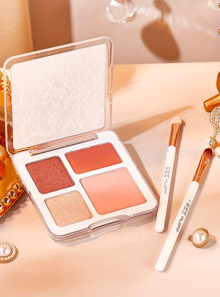 KissICON Luxury Makeup & Skincare Set with Tools KissIcon Rose Gold Makeup Gift Set - For