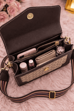 KissICON Bag Luxury Monogram Crossbody Bag – Adjustable Strap