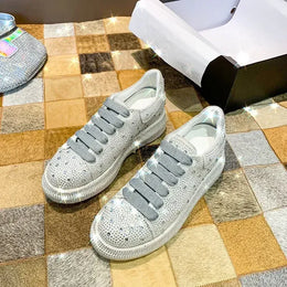 KissICON Footwear Luxury Rhinestone Platform Fashion Sneakers for Women