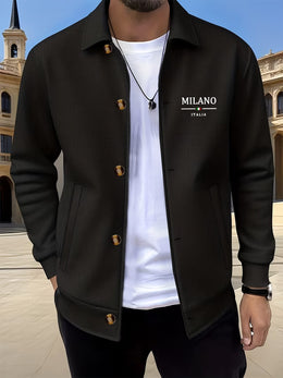 KissICON Luxury Waffle Knit Lapel Jacket Smart Casual Menswear