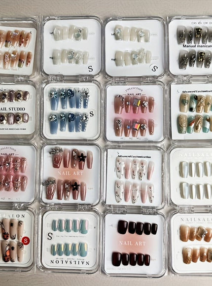 KissICON M Kiss Icon Hand Pressed Nail Set 40pcs Almond