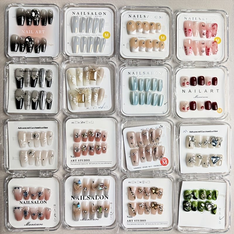 KissICON M Lucky Gift Hand Pressed Nails Set 40Pcs -