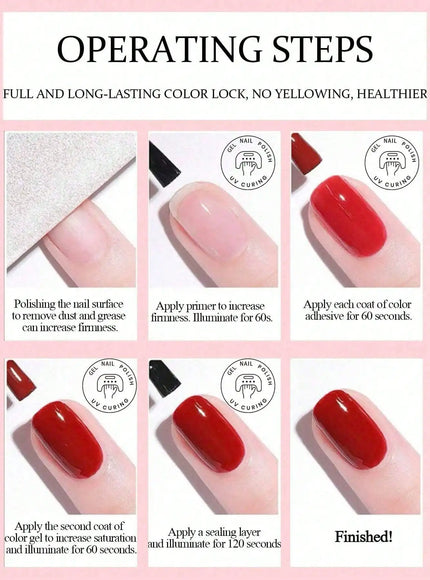 KissICON M045 KissIcon Grey Pink Gel Nail Polish 15ml -
