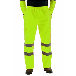 KissICON M16 / Image Color Mens Reflective Striped Safety Work Joggers