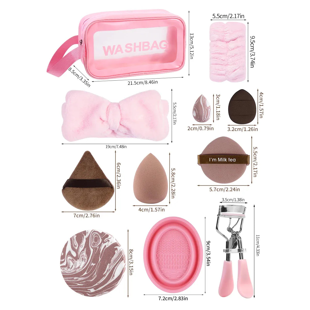 KissICON Maange 42PC Multifunction Makeup Kit With 20 Brushes