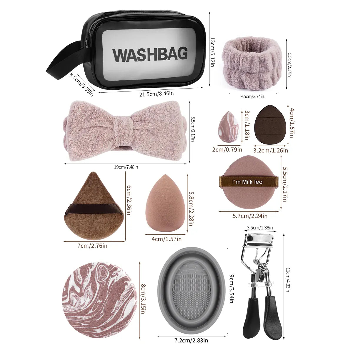 KissICON Maange 42PC Multifunction Makeup Kit With 20 Brushes
