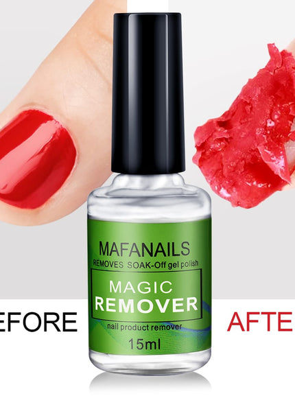 KissICON MAFANAILS 15ml Magic Remover Nail Gel Polish Remover
