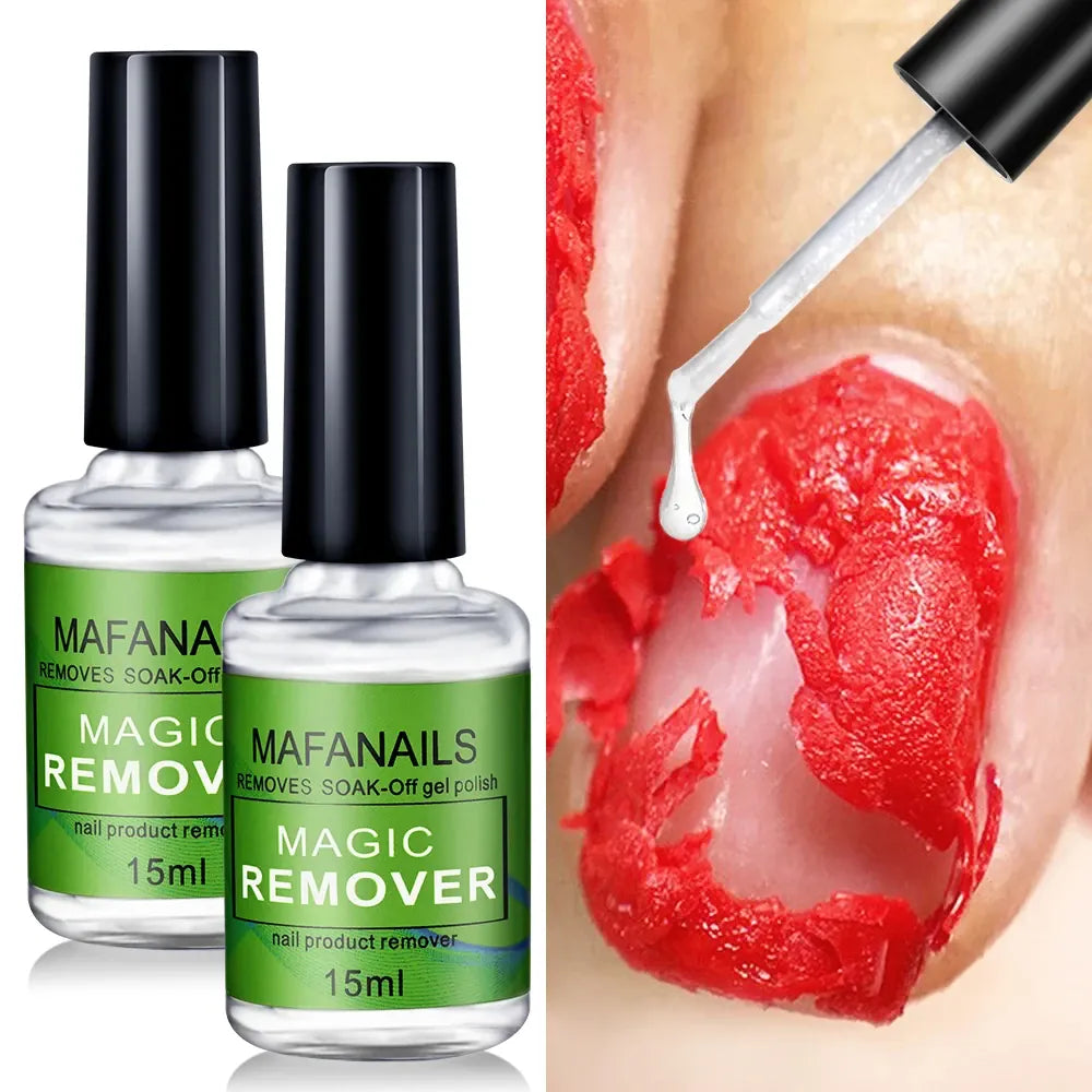 KissICON MAFANAILS 15ml Magic Remover Nail Gel Polish Remover