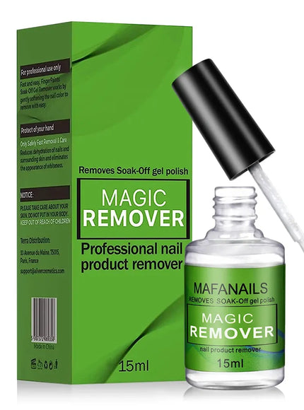 KissICON MAFANAILS 15ml Magic Remover Nail Gel Polish Remover