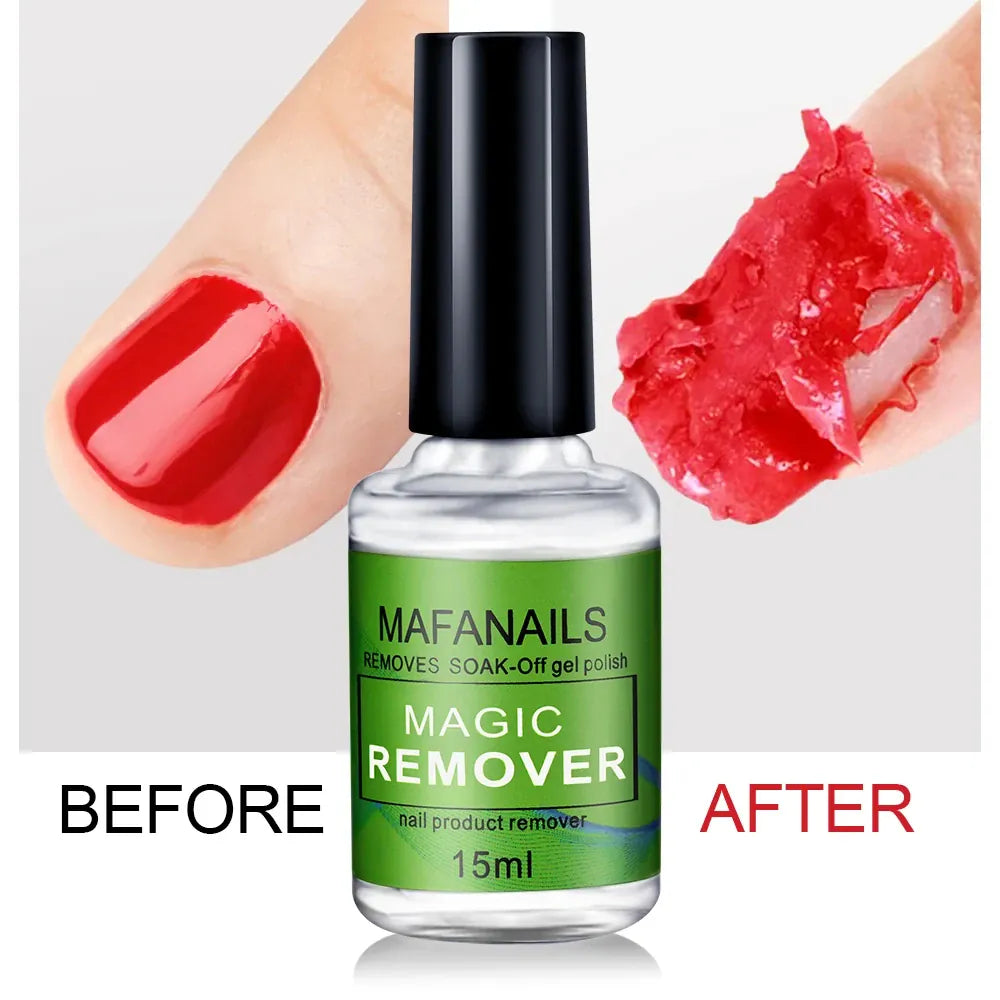 KissICON MAFANAILS 15ml Magic Remover Nail Gel Polish Remover