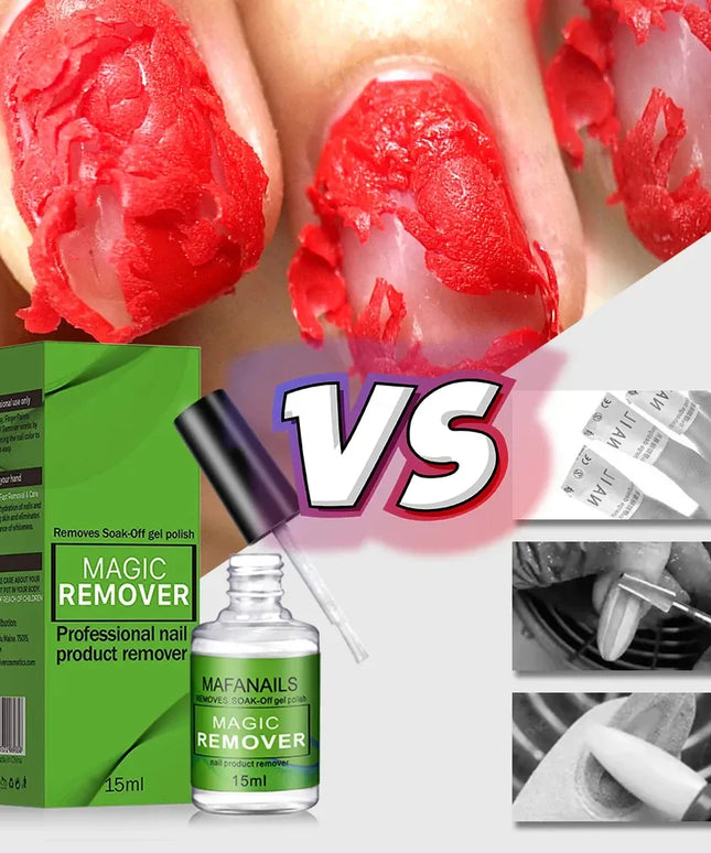 KissICON MAFANAILS 15ml Magic Remover Nail Gel Polish Remover