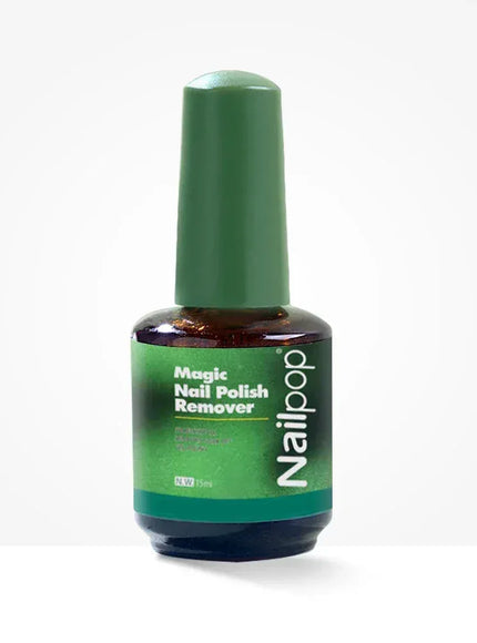 KissICON Magic remover 15ml Nailpop 10ml Rubber Base Gel Top Coat Soak