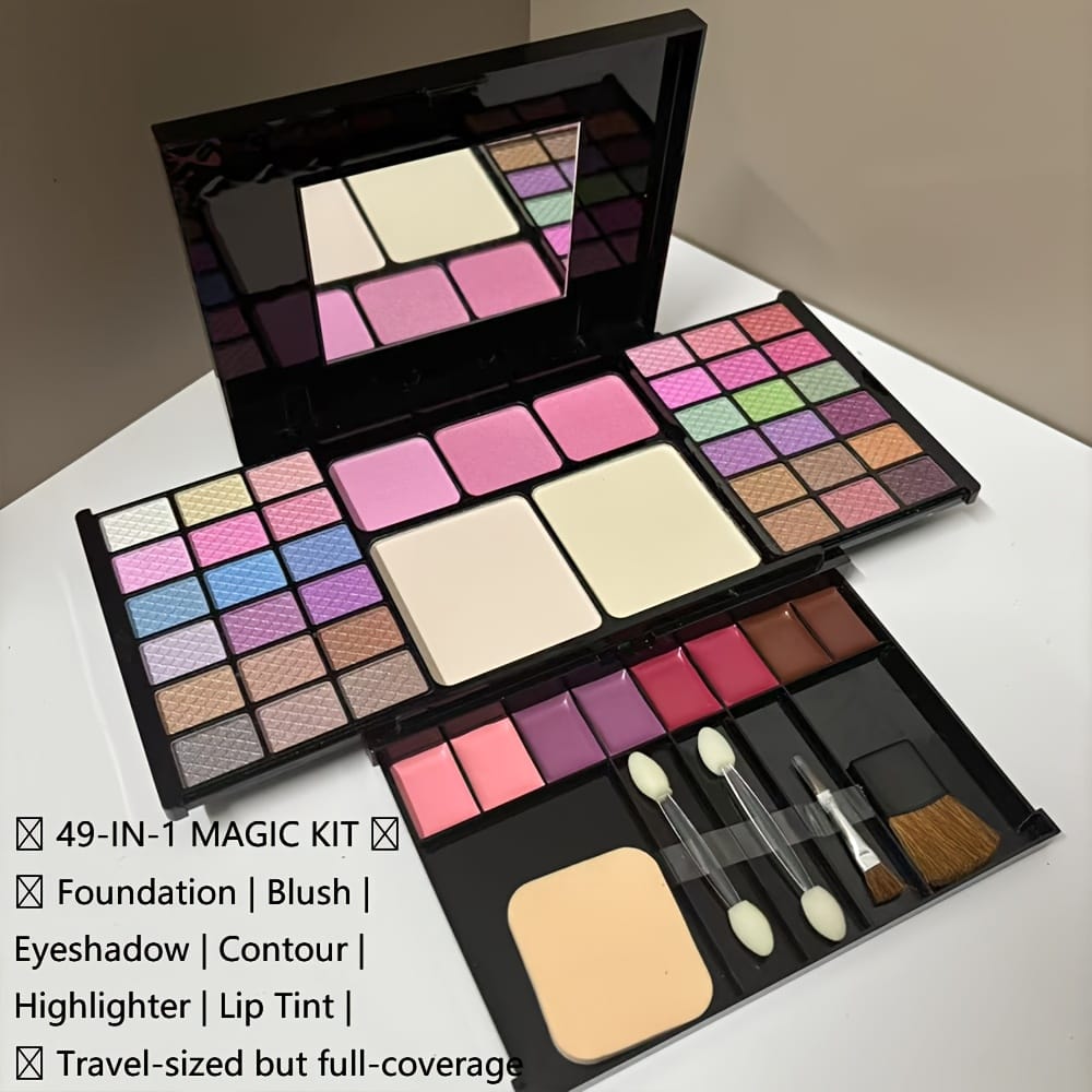 KissICON Makeup Box 49color Full Face Makeup Palette Eyeshadow