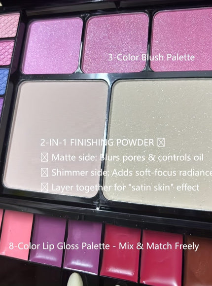 KissICON Makeup Box 49color Full Face Makeup Palette Eyeshadow