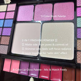 KissICON Makeup Box 49color Full Face Makeup Palette Eyeshadow