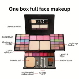 KissICON Makeup Box 49color Full Face Makeup Palette Eyeshadow