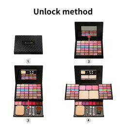 KissICON Makeup Box 49color Full Face Makeup Palette Eyeshadow