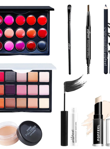 KissICON Makeup Gift Set For Women Travel Kit All
