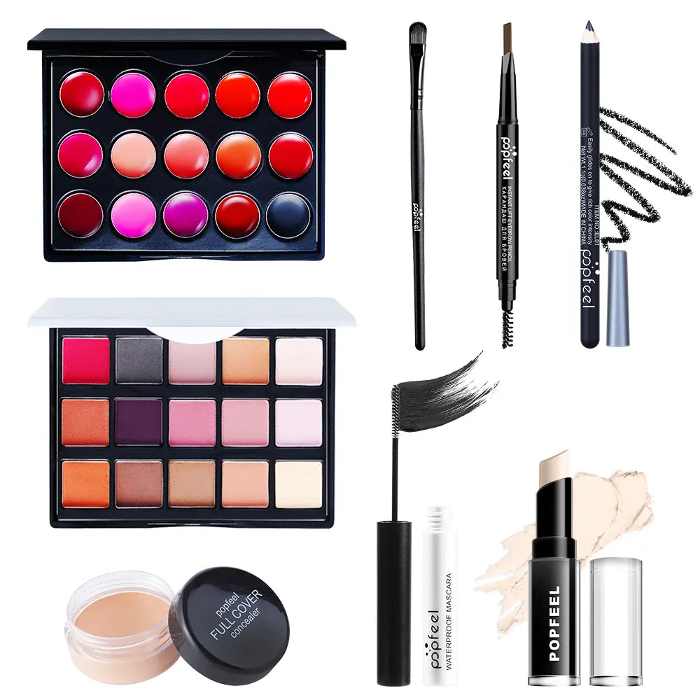 KissICON Makeup Gift Set For Women Travel Kit All