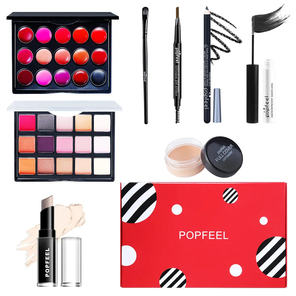 KissICON Makeup Gift Set For Women Travel Kit All