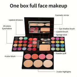 KissICON Makeup Palette Complete 39color Face Makeup Kit Beginners