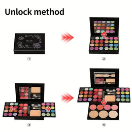 KissICON Makeup Palette Complete 39color Face Makeup Kit Beginners