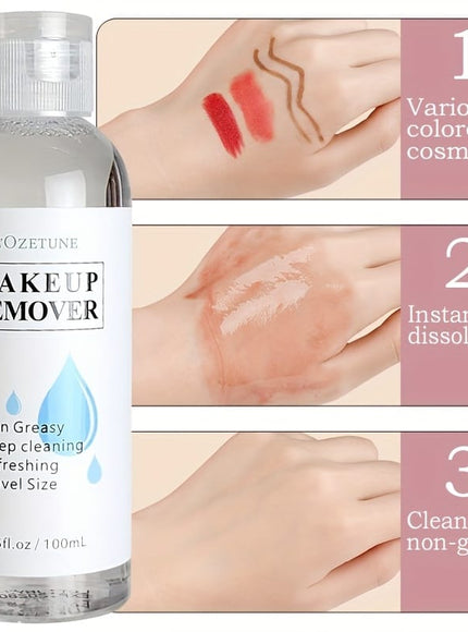 KissICON Makeup Remover 100ml Lozetune Waterproof Makeup Remover Deep Clean