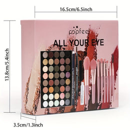KissICON makeup set 40color Eyeshadow Kit Makeup Mascara Liner