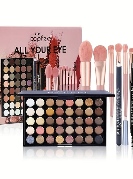 KissICON makeup set 40color Eyeshadow Kit Makeup Mascara Liner
