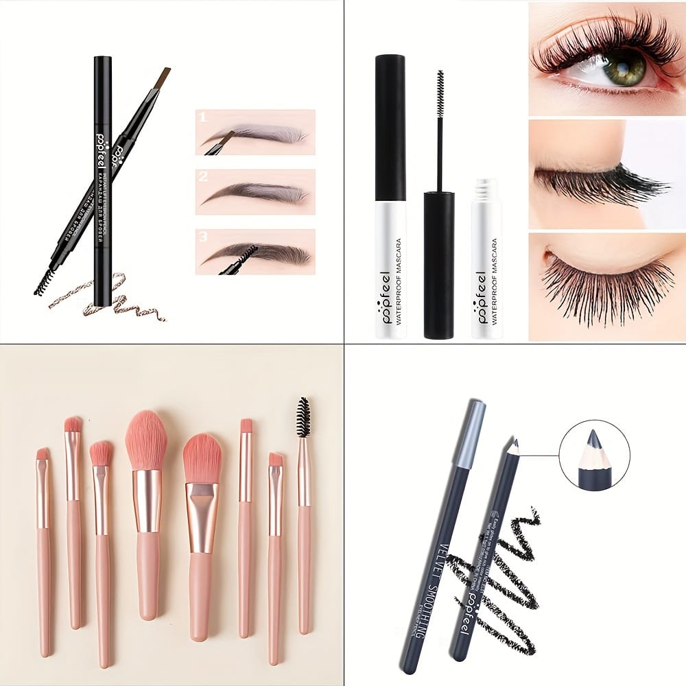 KissICON makeup set 40color Eyeshadow Kit Makeup Mascara Liner