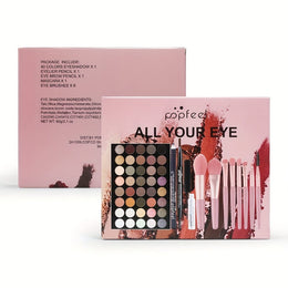 KissICON makeup set 40color Eyeshadow Kit Makeup Mascara Liner