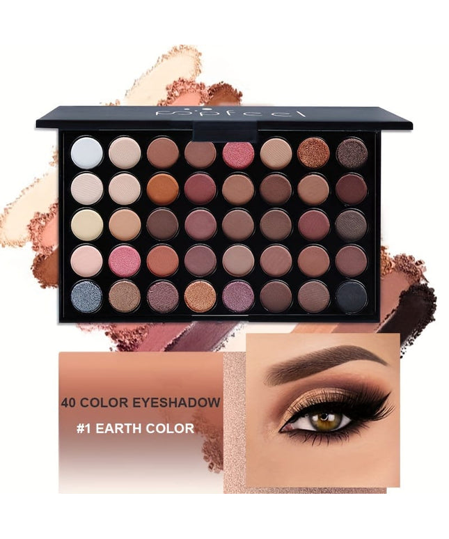 KissICON makeup set 40color Eyeshadow Kit Makeup Mascara Liner