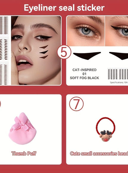 KissICON Makeup sets Christmas Makeup Gift Box – Essential Beauty Storage