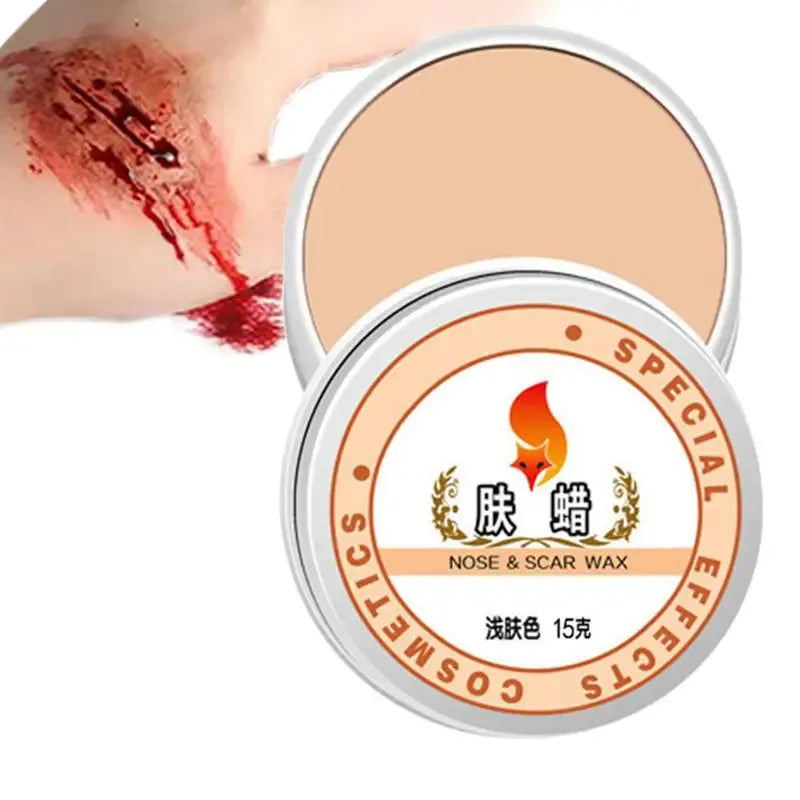KissICON Makeup Wax Sealer Halloween Makeup Scar Wax Halloween Special Wound Modeling Skin Wax Special Makeup kit