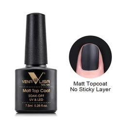 KissICON Matt top coat Venalisa Fashion Shiny UV Gel Nail Polish 7.5ml