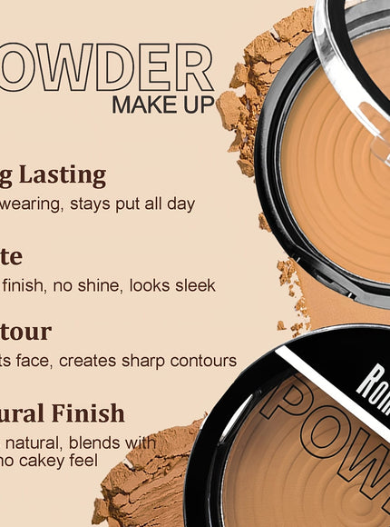 KissICON Matte Contour Powder Longlasting Buildable All