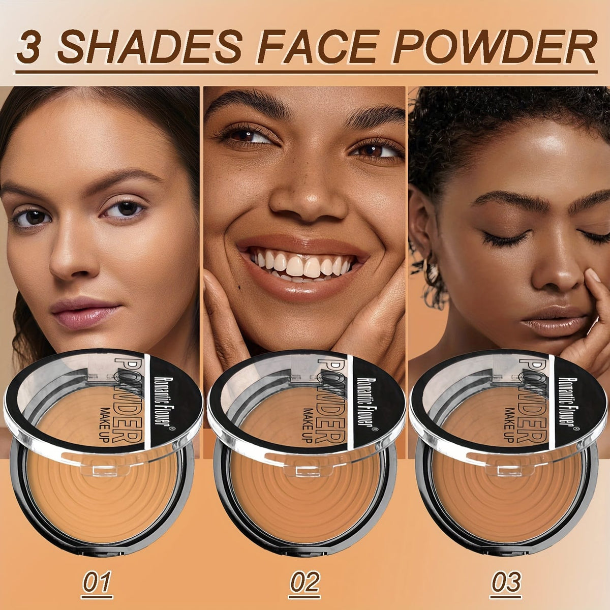 KissICON Matte Contour Powder Longlasting Buildable All