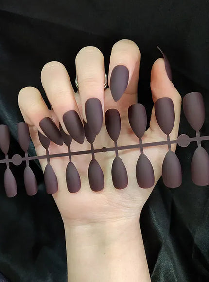 KissICON Matte Press On Fake Nails 24Pcs Full Cover